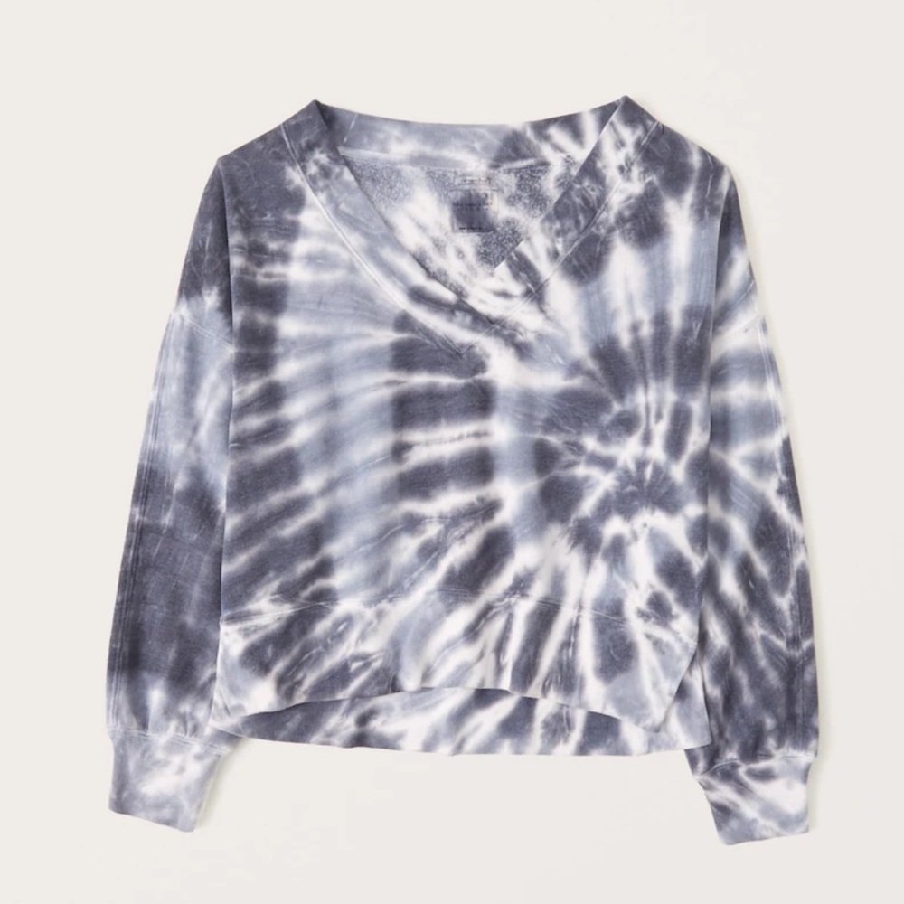Abercrombie & Fitch NWT Soft Af Crewneck Sweatshirt Long Sleeve Top Loungewear - Picture 1 of 5